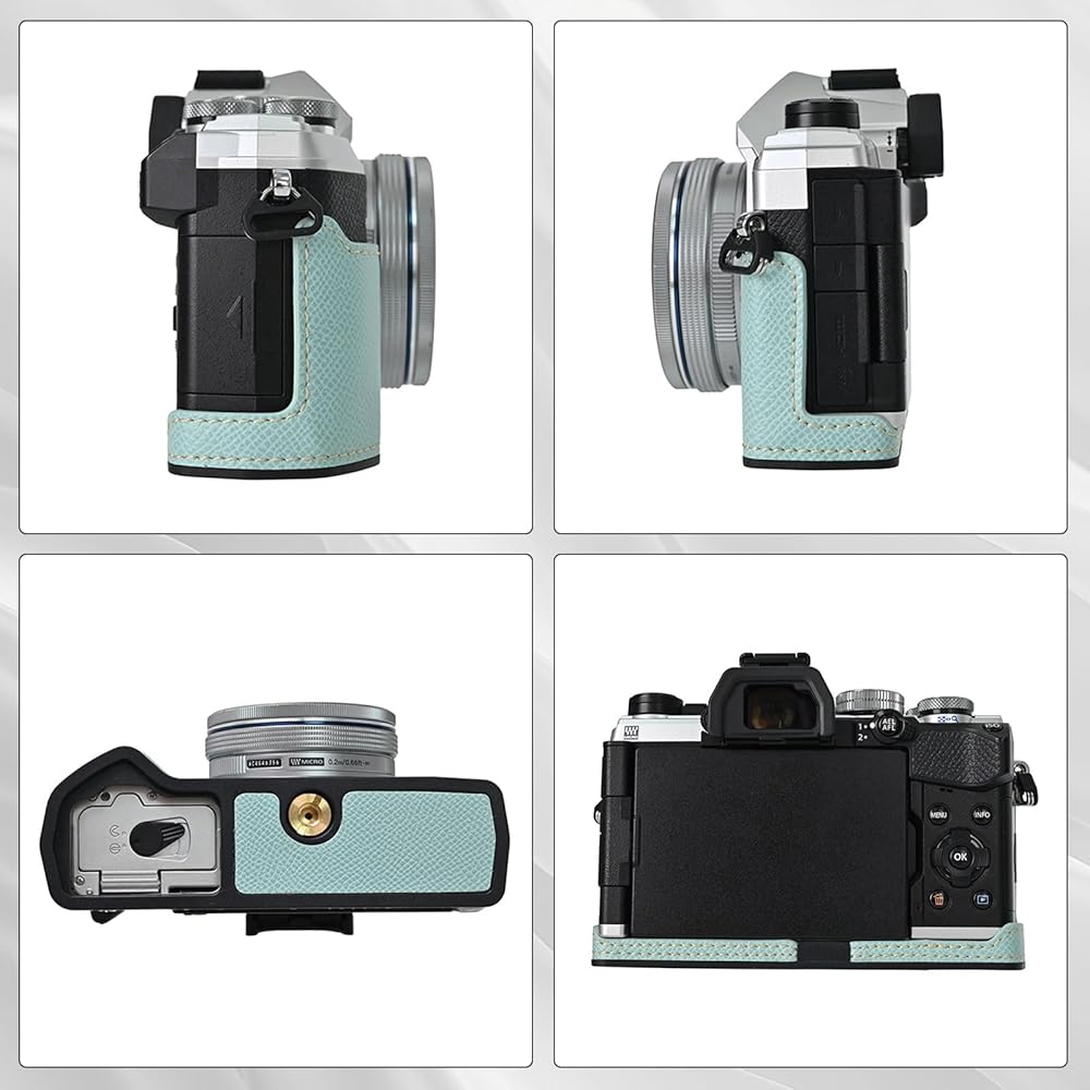 OLYMPUS - RYO Amazon.com : Rieibi PU Leather Half Case for Olympus OM-5